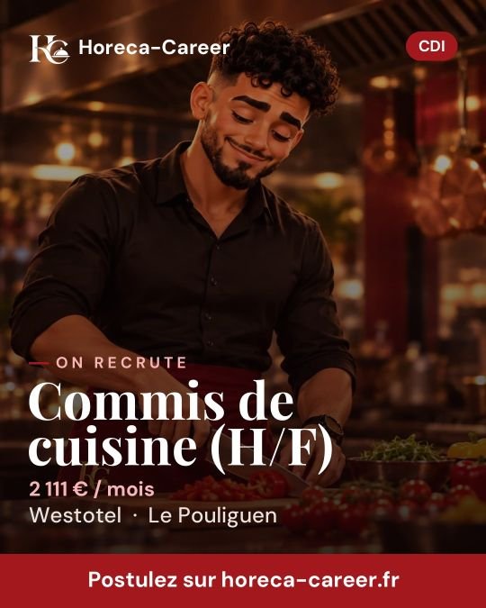 Commis de cuisine (H/F) — Le Pouliguen