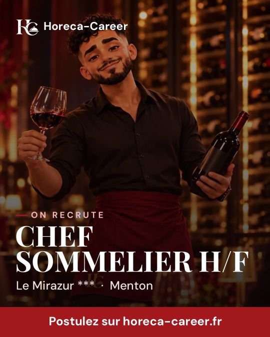 CHEF SOMMELIER H/F — Menton