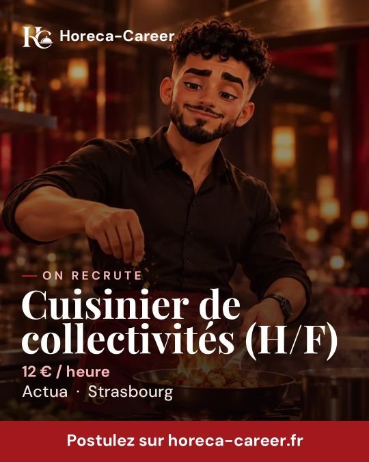 Cuisinier de collectivités (H/F) — Strasbourg