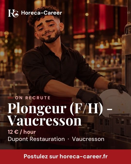 Plongeur (F/H) - Vaucresson — Vaucresson