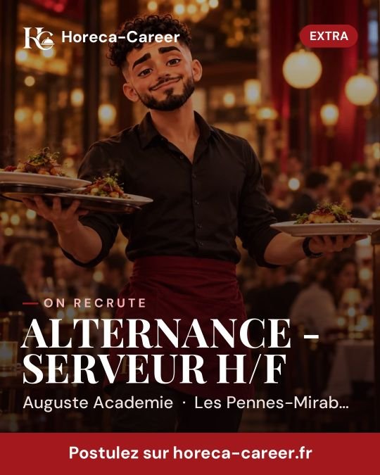 ALTERNANCE - SERVEUR H/F — Les Pennes-Mirabeau