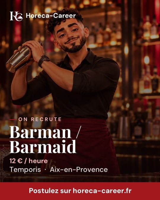 Barman / Barmaid — Aix-en-Provence