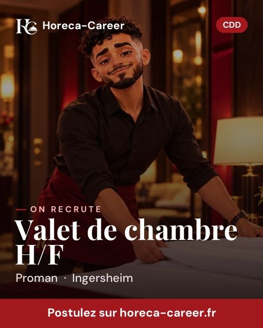 Valet de chambre H/F — Ingersheim