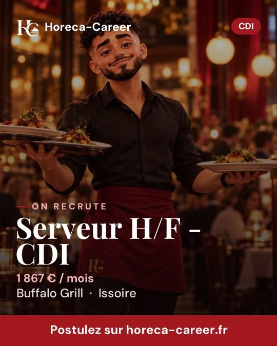 Serveur H/F - CDI — Issoire