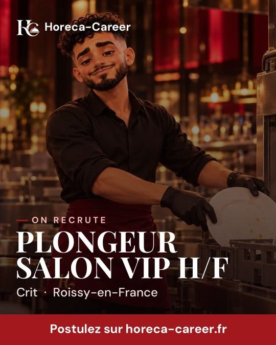 PLONGEUR SALON VIP H/F — Roissy-en-France