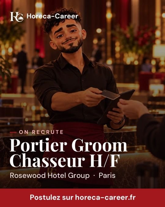 Portier Groom Chasseur H/F — Paris