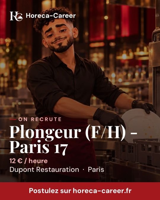 Plongeur (F/H) - Paris 17 — Paris