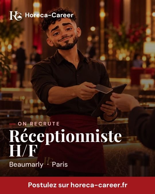 Réceptionniste H/F — Paris