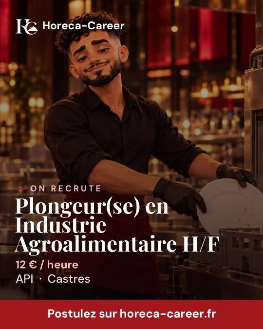Plongeur(se) en Industrie Agroalimentaire H/F — Castres