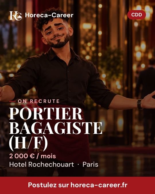 PORTIER BAGAGISTE (H/F) — Paris