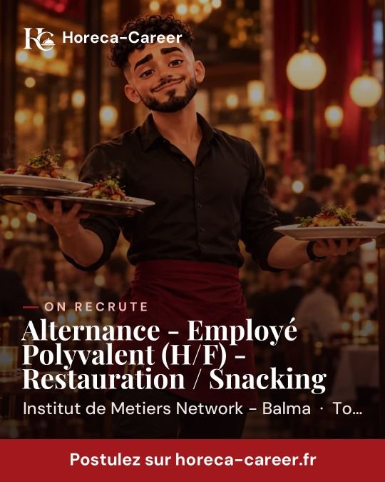 Alternance - Employé Polyvalent (H/F) - Restauration / Snacking — Toulouse