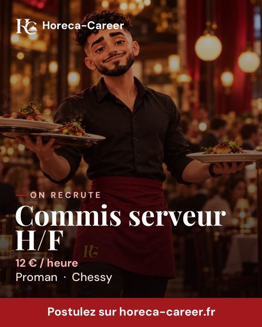 Commis serveur H/F — Chessy