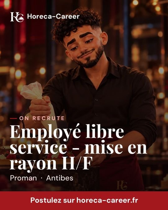 Employé libre service - mise en rayon H/F — Antibes