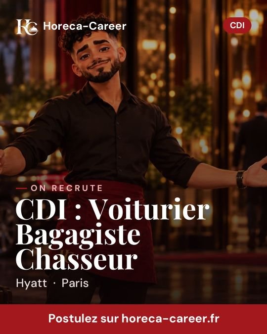 CDI : Voiturier Bagagiste Chasseur — Paris