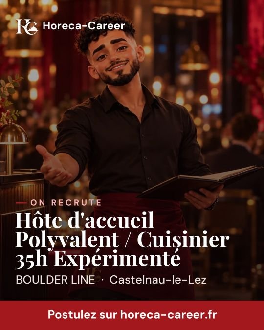 Hôte d'accueil Polyvalent / Cuisinier 35h Expérimenté — Castelnau-le-Lez