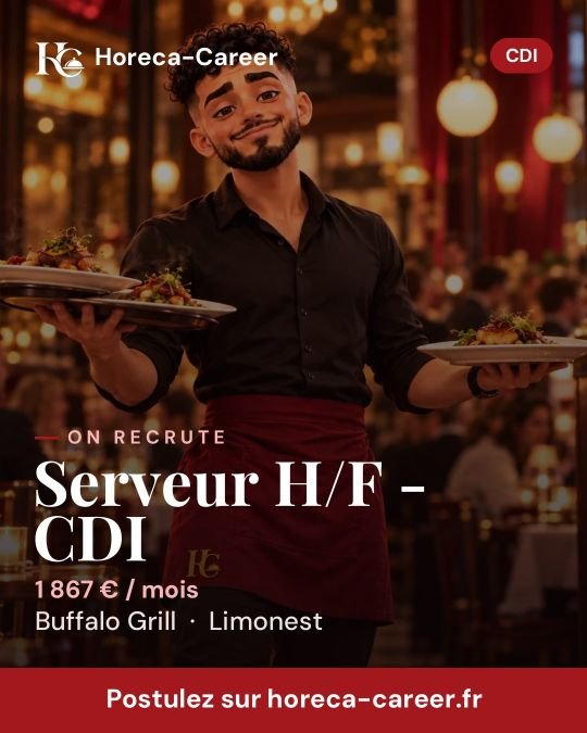 Serveur H/F - CDI — Limonest