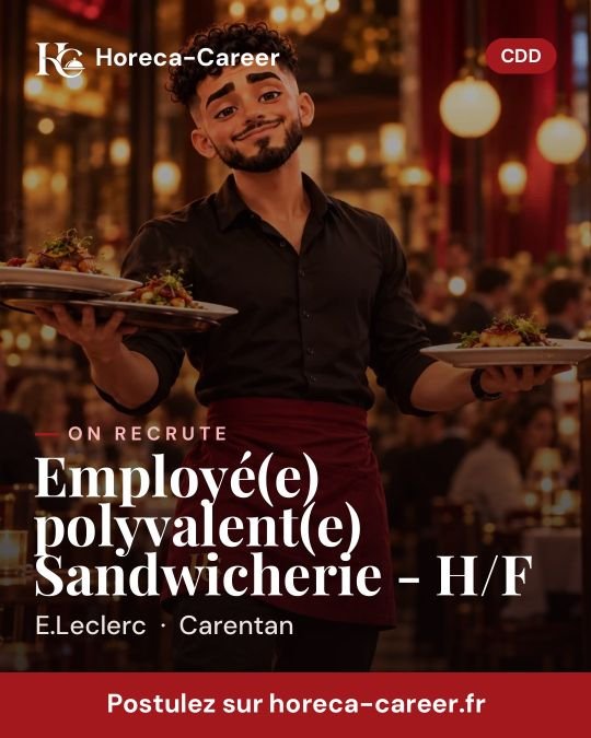 Employé(e) polyvalent(e) Sandwicherie - H/F — Carentan