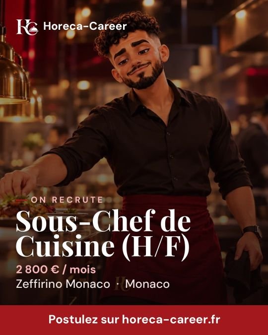 Sous-Chef de Cuisine (H/F) — Monaco