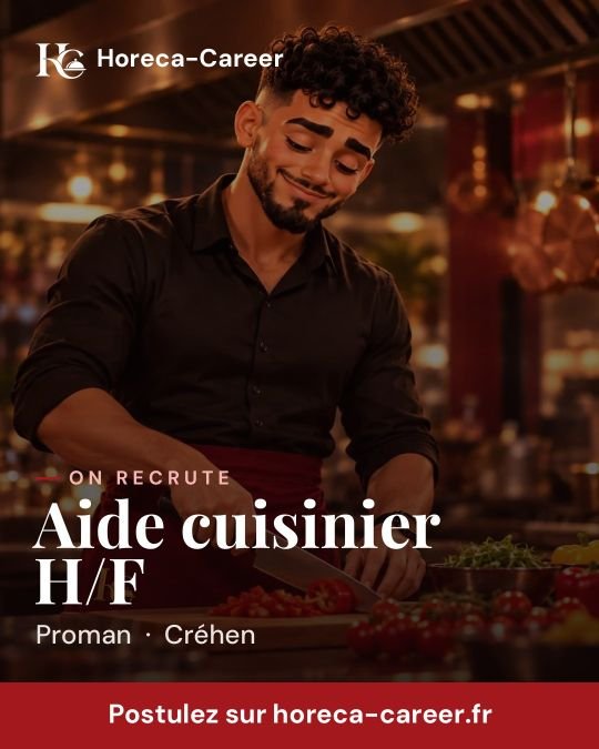 Aide cuisinier H/F — Créhen