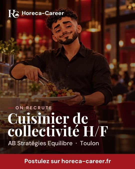 Cuisinier de collectivité H/F — Toulon
