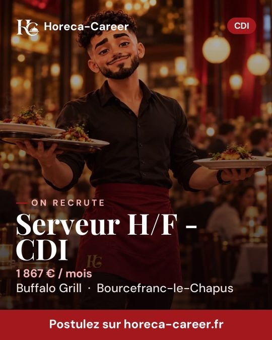 Serveur H/F - CDI — Bourcefranc-le-Chapus