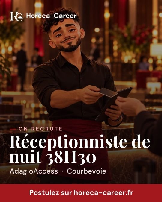Réceptionniste de nuit 38H30 — Courbevoie