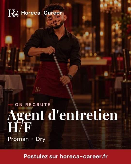 Agent d'entretien H/F — Dry