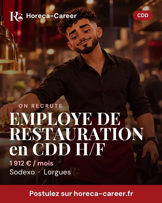 EMPLOYE DE RESTAURATION en CDD H/F — Lorgues