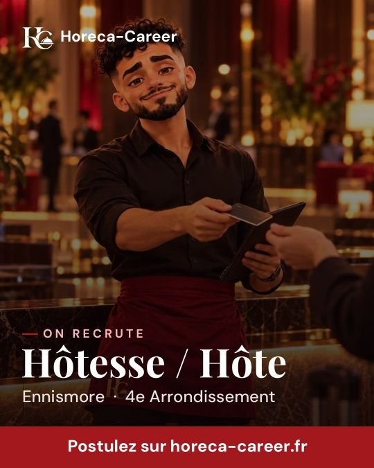 Hôtesse / Hôte — 4e Arrondissement
