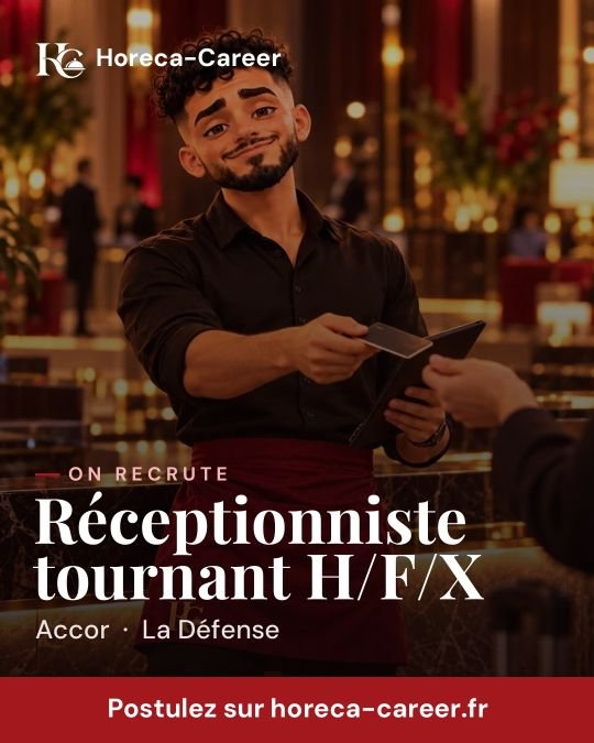 Réceptionniste tournant H/F/X — La Défense