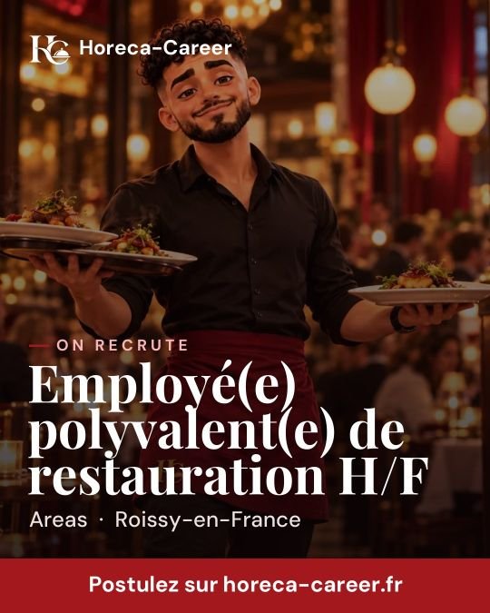 Employé(e) polyvalent(e) de restauration H/F — Roissy-en-France
