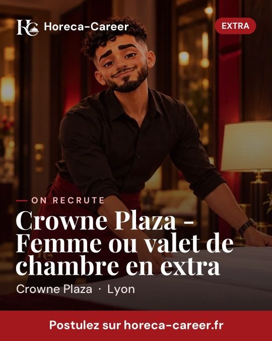 Crowne Plaza - Femme ou valet de chambre en extra — Lyon