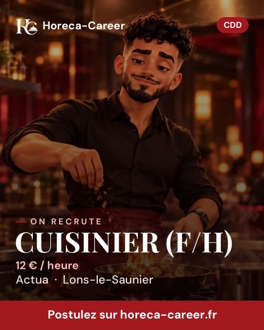 CUISINIER (F/H) — Lons-le-Saunier