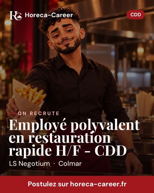 Employé polyvalent en restauration rapide H/F - CDD — Colmar