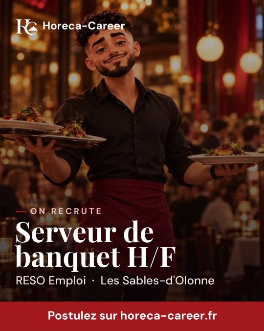 Serveur de banquet H/F — Les Sables-d'Olonne