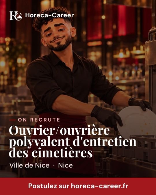 Ouvrier/ouvrière polyvalent d'entretien des cimetières — Nice