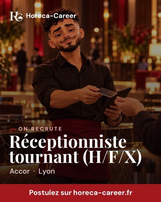Réceptionniste tournant (H/F/X) — Lyon