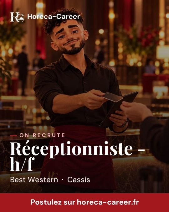 Réceptionniste - h/f — Cassis