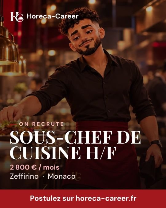 SOUS-CHEF DE CUISINE H/F — Monaco