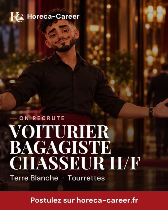 VOITURIER BAGAGISTE CHASSEUR H/F — Tourrettes
