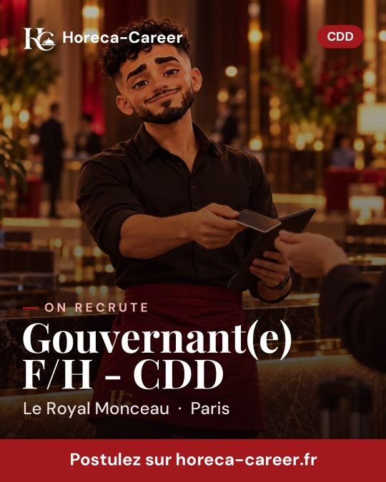 Gouvernant(e) F/H - CDD — Paris
