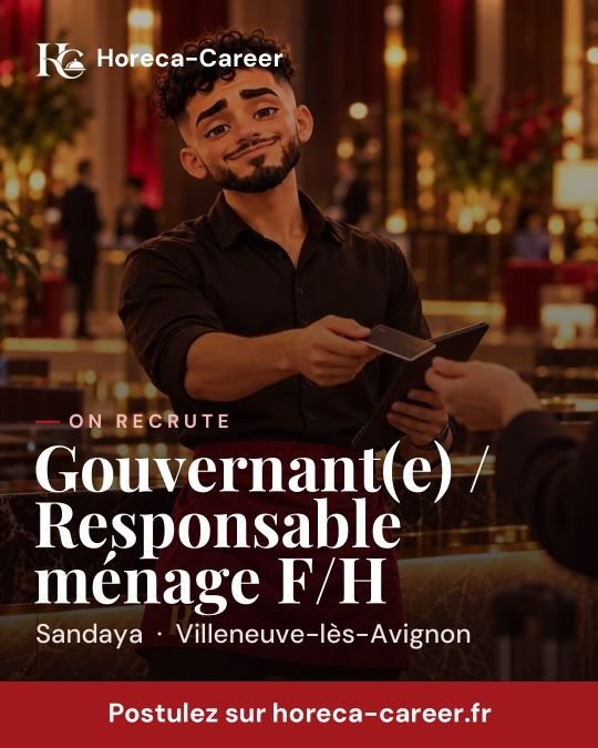 Gouvernant(e) / Responsable ménage F/H — Villeneuve-lès-Avignon
