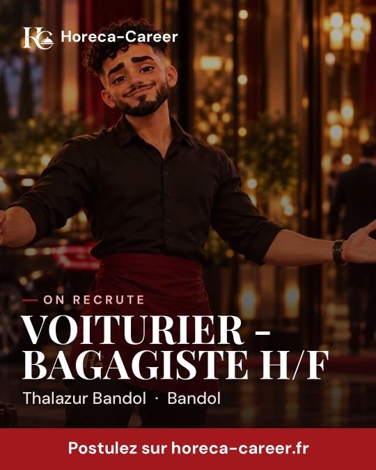 VOITURIER - BAGAGISTE H/F — Bandol