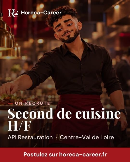 Second de cuisine H/F — Centre-Val de Loire