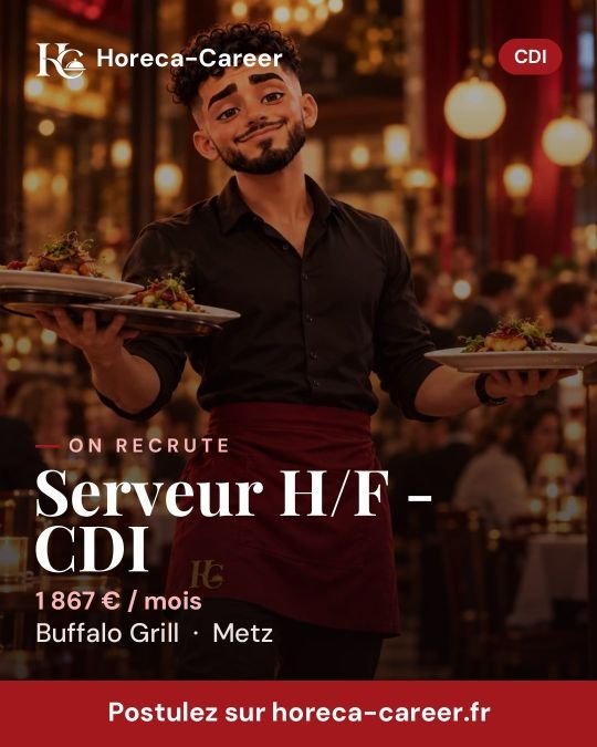 Serveur H/F - CDI — Metz