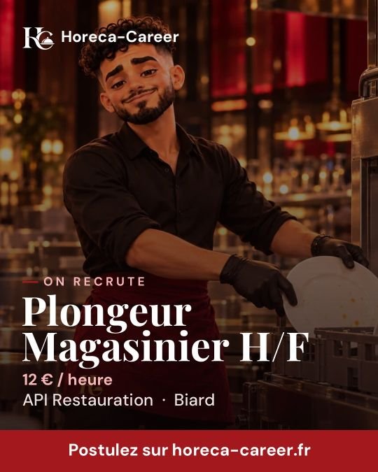 Plongeur Magasinier H/F — Biard