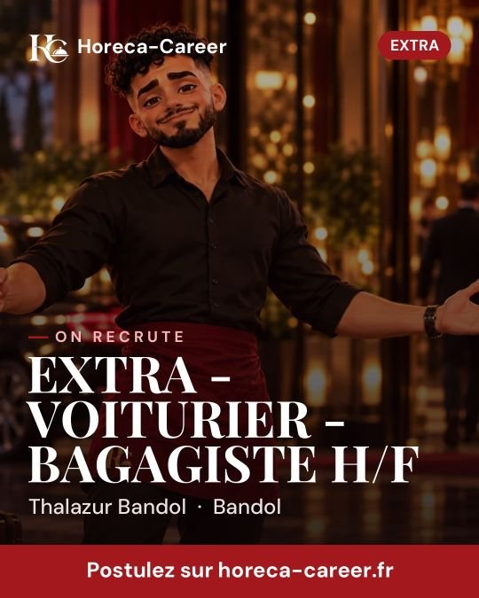 EXTRA - VOITURIER - BAGAGISTE H/F — Bandol