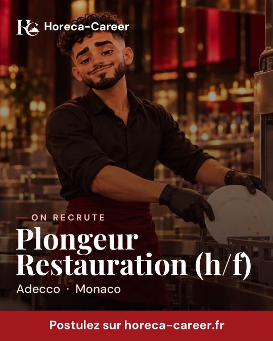 Plongeur Restauration (h/f) — Monaco