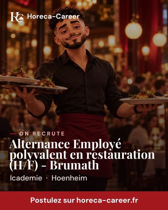 Alternance Employé polyvalent en restauration (H/F) - Brumath — Hoenheim
