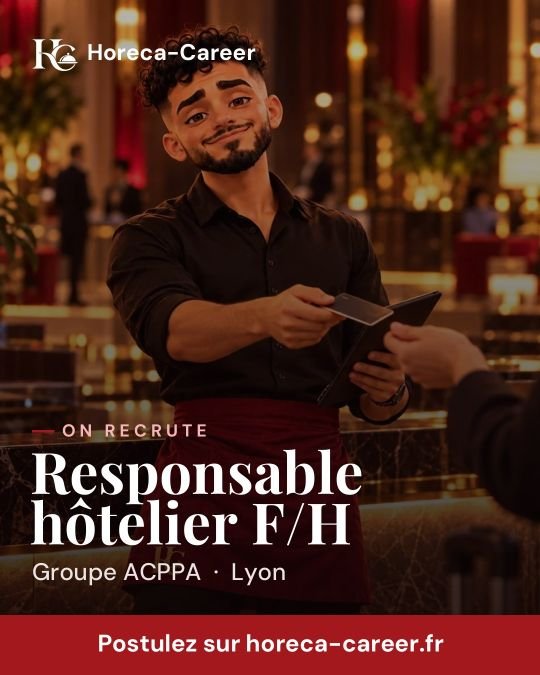 Responsable hôtelier F/H — Lyon